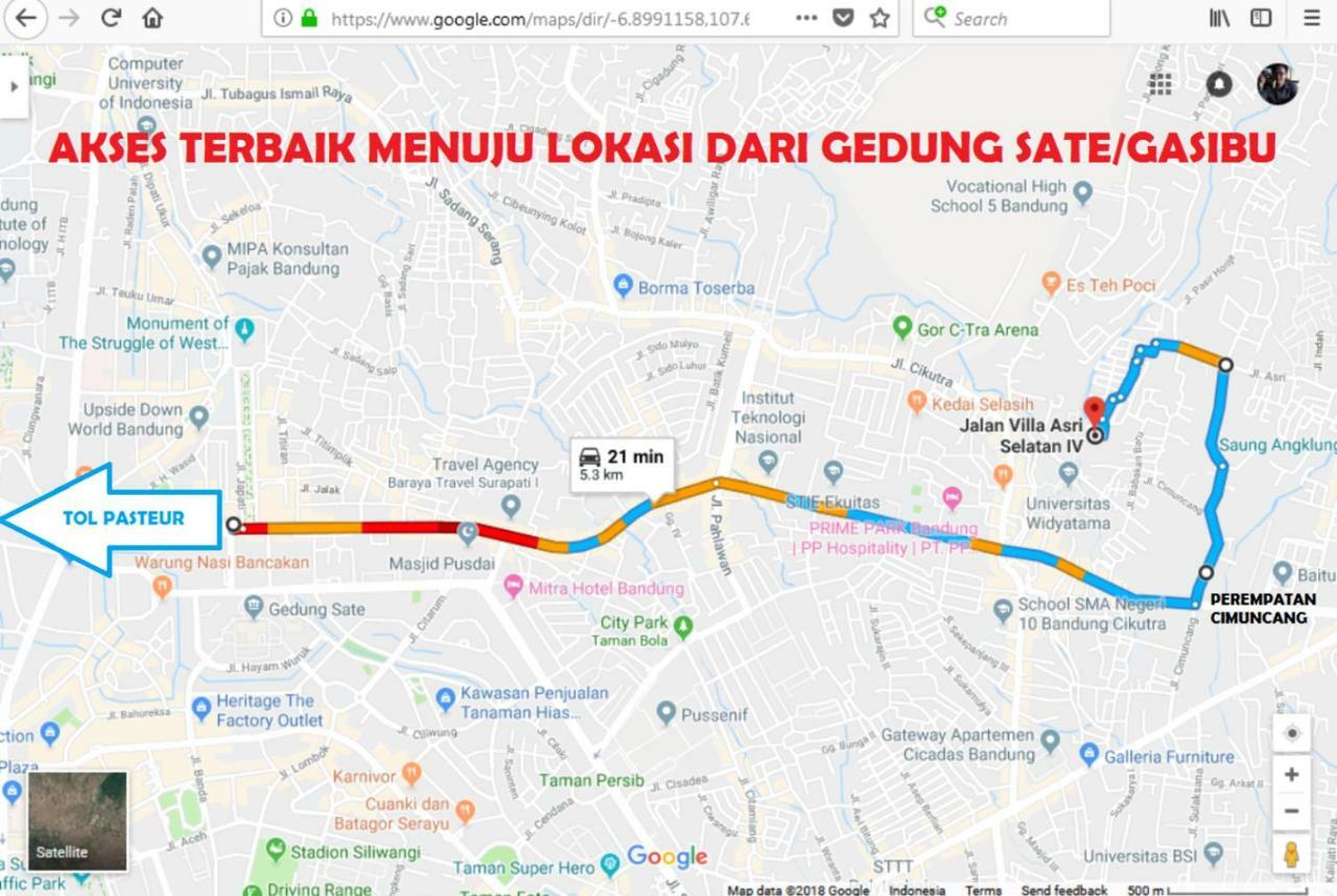 Homestay Bumi Asri III Cikutra Bandung Extérieur photo